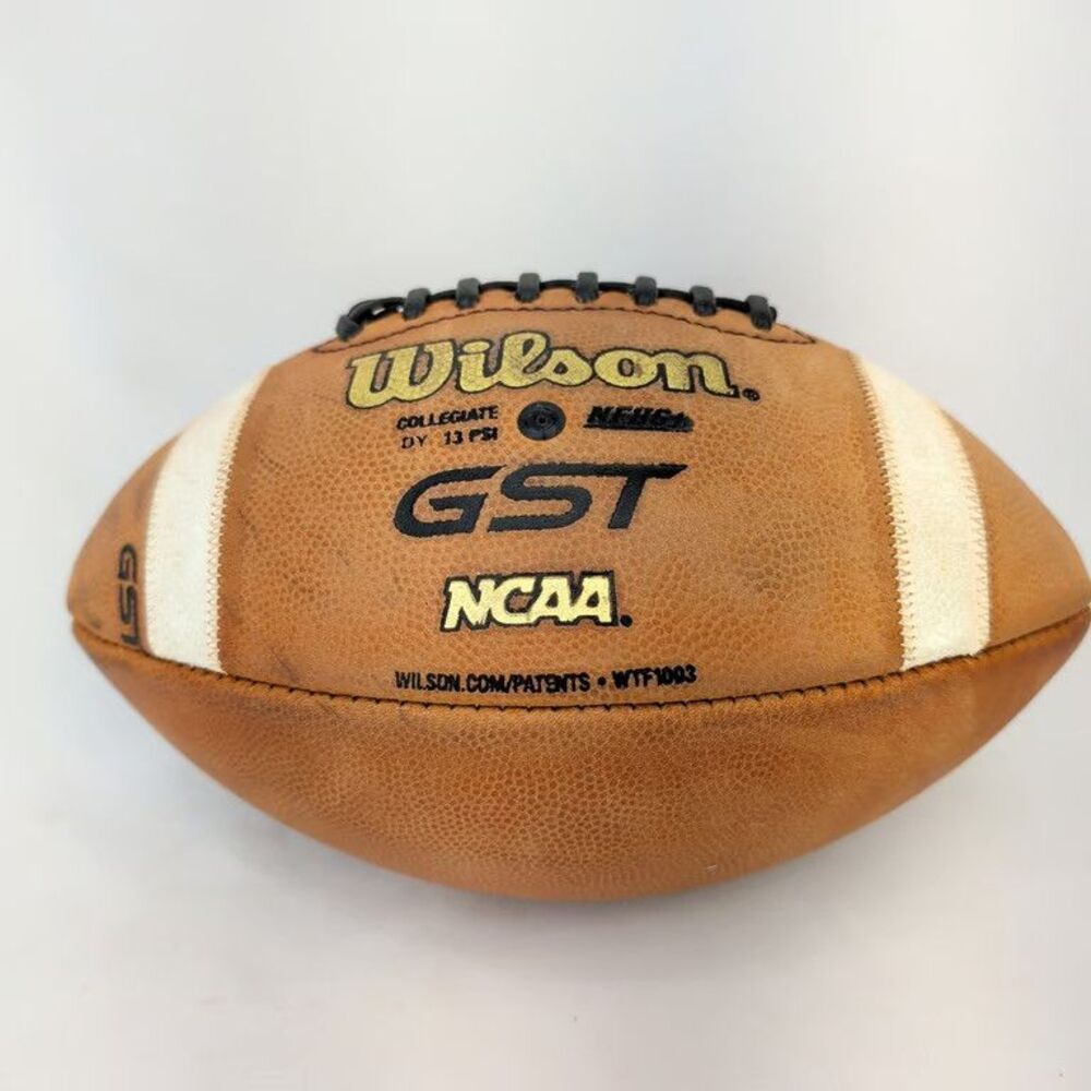 Wilson GST Official NCAA Game Football Leather WTF1003 Made in USA Pre-Owned
